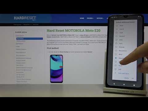 Motorola Moto E20 - Notification TONES Checkup / Check All Default Text Tones