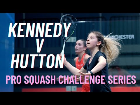 JASMINE HUTTON v GEORGINA KENNEDY | PRO SQUASH CHALLENGE SERIES | Full Match Replay