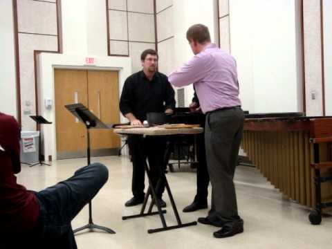 Too Many Cooks... for percussion trio - U of Louisville April 2013