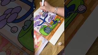 Download lagu watch this page slowly come to life ✨ satisfying coloring #asmrcoloring #coloringbook #artshorts mp3