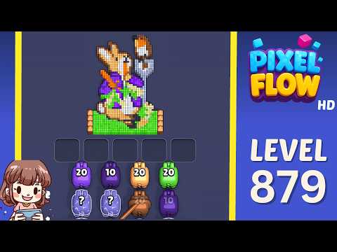 Pixel Flow Level 879 Walkthrough