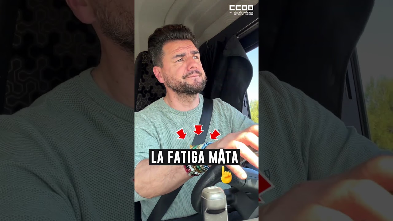 CCOO presiona por la jubilación anticipada de los conductores con una campaña contra la siniestralidad