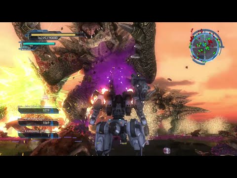 EDF 5 M100 Greatest Final Confrontation AR Inferno Power Gun run ( Earth Defense Force )