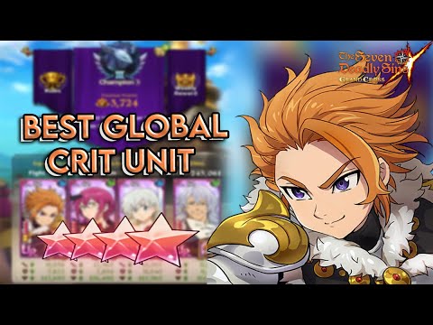 BEST CRIT UNIT ON GLOBAL!! SUPER AWAKENED BLUE ARTHUR!! | Seven Deadly Sins: Grand Cross