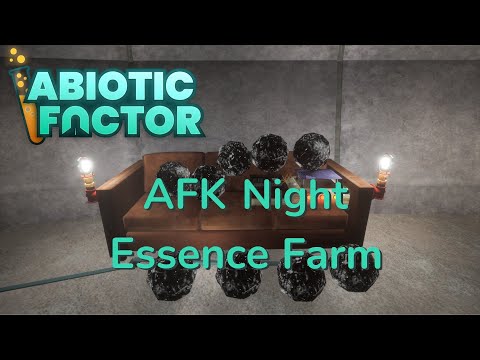 [Abiotic Factor] AFK Night Essence Farm | Tips and Tricks