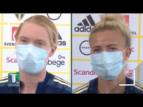 Hedvig Lindahl and Hanna Glas REACT to Sweden Euro Semis QUALIFICATION