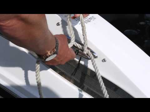 MarineMax Boating Tip - How to Tie A Line On To The Cleat of Your Boat