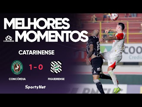 FIGUEIRA VAI CAIR? GALO VAI ÀS QUARTAS - Concórdia 1x0 Figueirense - Melhores Momentos - Catarinense
