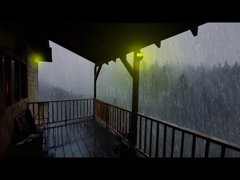 Lluvia Relajante Para Dormir - Sonido de Lluvia en Techo y Truenos - Rain Sounds For Sleeping 197