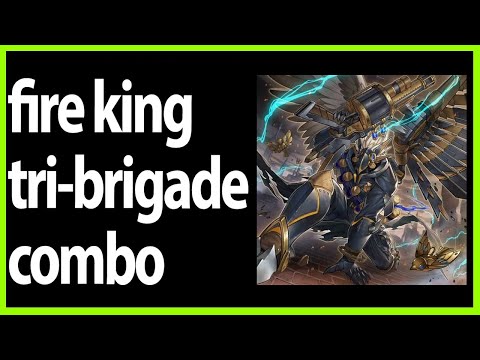 You NEED to know this line if you play tri brigade fire kings! yugioh