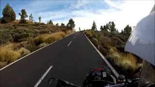 preview picture of video 'Tenerife 2014 Moto Adventures - TF-21 from Teide towards Vilaflor'
