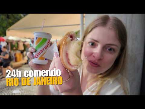 24 hours eating in RIO DE JANEIRO | discovering the best STREET FOOD in Rio!