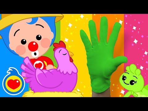 Saco una Manito ♫ Y Las Mejores Canciones Infantiles para Aprender los Colores! (30 Min) ♫ Plim Plim