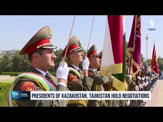 Presidents of Kazakhstan, Tajikistan hold negotiations