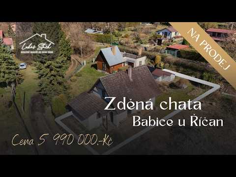 Video Zděná chata, pozemek 396 m², Babice u Říčan