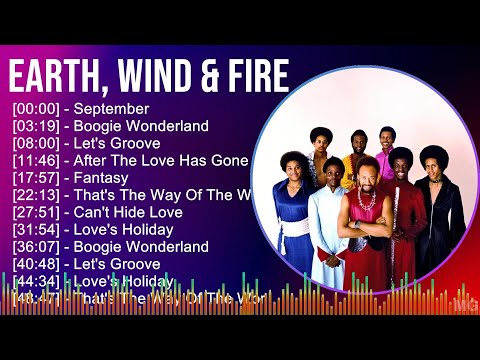 Earth, Wind & Fire 2024 MIX Playlist - September, Boogie Wonderland, Let's Groove, After The Lov...