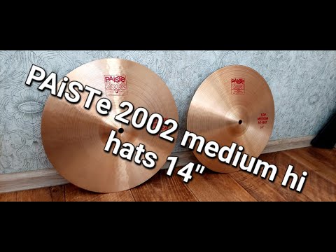 paiste 2002 medium hi hat new 2022