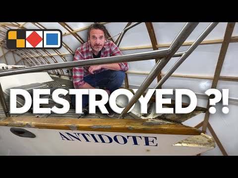 Teak Deck Removal - Can I SAVE THEM? - E004