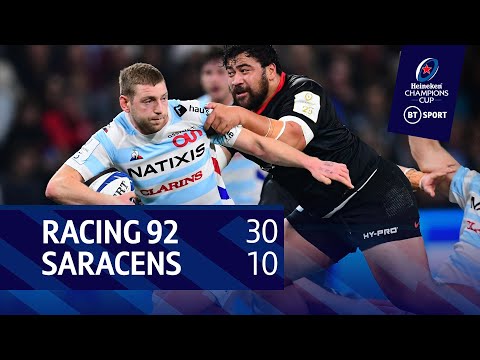 Racing 92 vs Saracens (30-10) | Heineken Champions Cup highlights