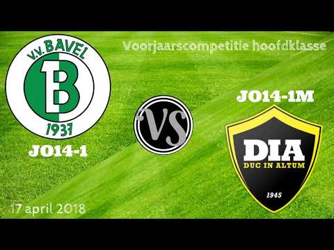 v.v. Bavel JO14-1 vs DIA Meisjes Academie JO14-1M
