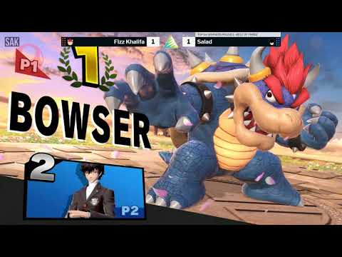 Ascension VIII SSBU Top 64 WR1 - Fizz Khalifa (Mario/Bowser) vs Salad (Joker)