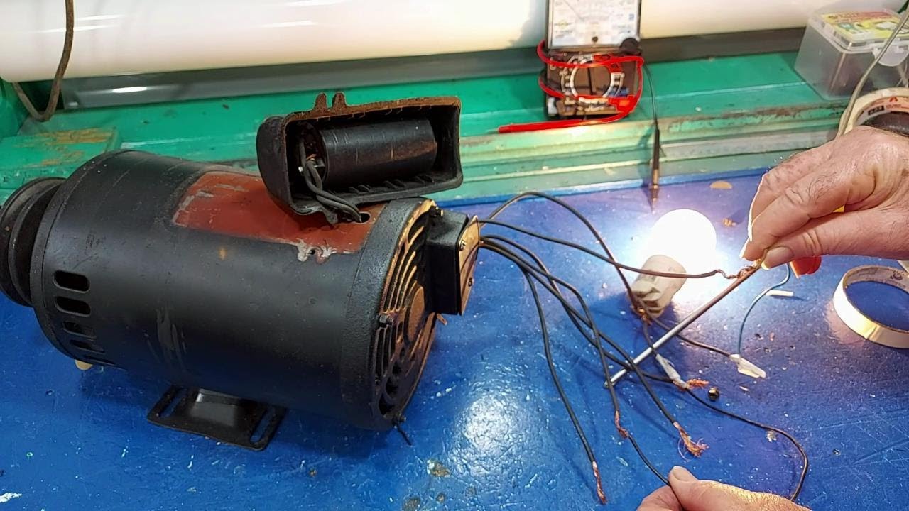 COMO LIGAR MOTOR SEM NUMERAÇÃO NOS CABOS EM 127 OU 220 VOLTS MONOFÁSICO