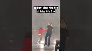 Lil Durk plays King Von at Juice Wrld Day #shorts
