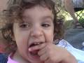 Gracie Eating Grapes
