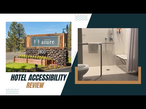 Wheelchair accessible room at the AZURE HOTEL, South Lake Tahoe, California