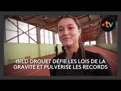 Saut à la perche : 🏆 "Isild Drouet, 16 ans, défie les lois de la gravité et pulvérise les records !