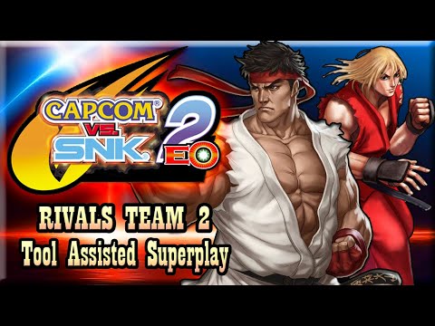 【TAS】CAPCOM VS SNK 2 - RIVALS TEAM \ RYU & KEN