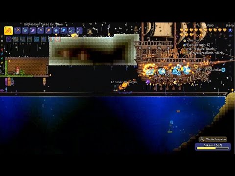 Brian's Terraria 1.3.4 (Expert), Part 17 - Pirates and Pumpkin Moon