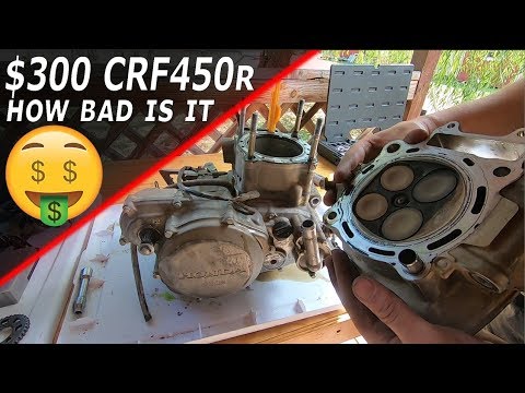 $300 Honda CRF450r rebuild pt1