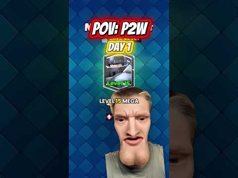 F2P vs. P2W in a nutshell #clashroyale #clashroyaleshorts #supercell #clashroyalememes