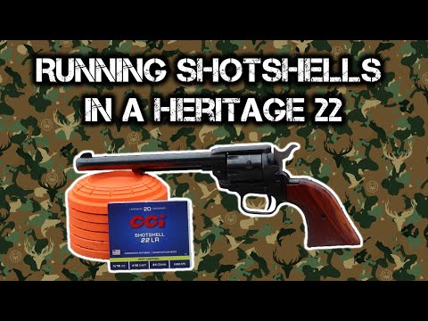 Testing CCI SHOTSHELLS in a Heritage 22 Revolver