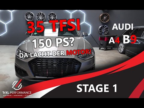 ⚠️ Restricted by Audi?! A4 B9 35 TFSI gets a real Stage 1 upgrade🚀Chip tuning software optimization