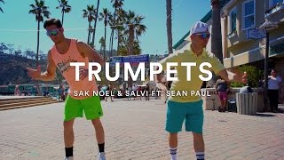 #TrumpetsChallenge | Sak Noel &amp; Salvi ft. Sean Paul - TRUMPETS | Official Dance Video