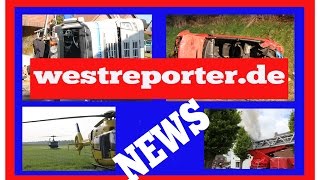 preview picture of video 'Wassenberg: Schwerer Unfall auf der L117'