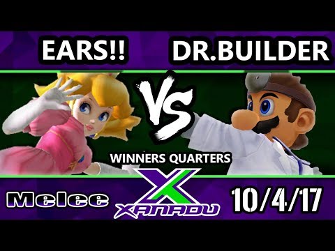 S@X 222 Melee - Ears!! (Peach) Vs. Doctor Builder (Dr. Mario) - Smash Melee Winners Quarters - SSBM
