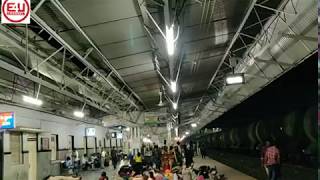 preview picture of video 'Kalingautkal Express Train Announcement at Sagar Railway Station'