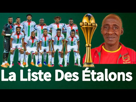 La liste des étalons du Burkina Faso 🇧🇫 pour les éliminatoires CAN Maroc 2025