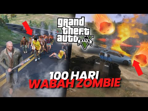 I Survived 100 DAYS AGAINST ZOMBIES In GTA 5..