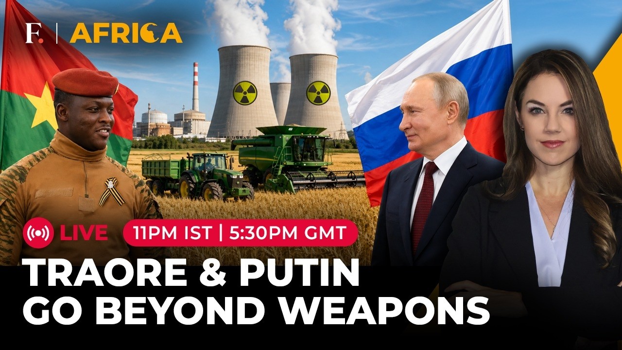 LIVE: Putin & Traore Build a New Russia-Burkina Faso Economic Partnership | Firstpost Africa