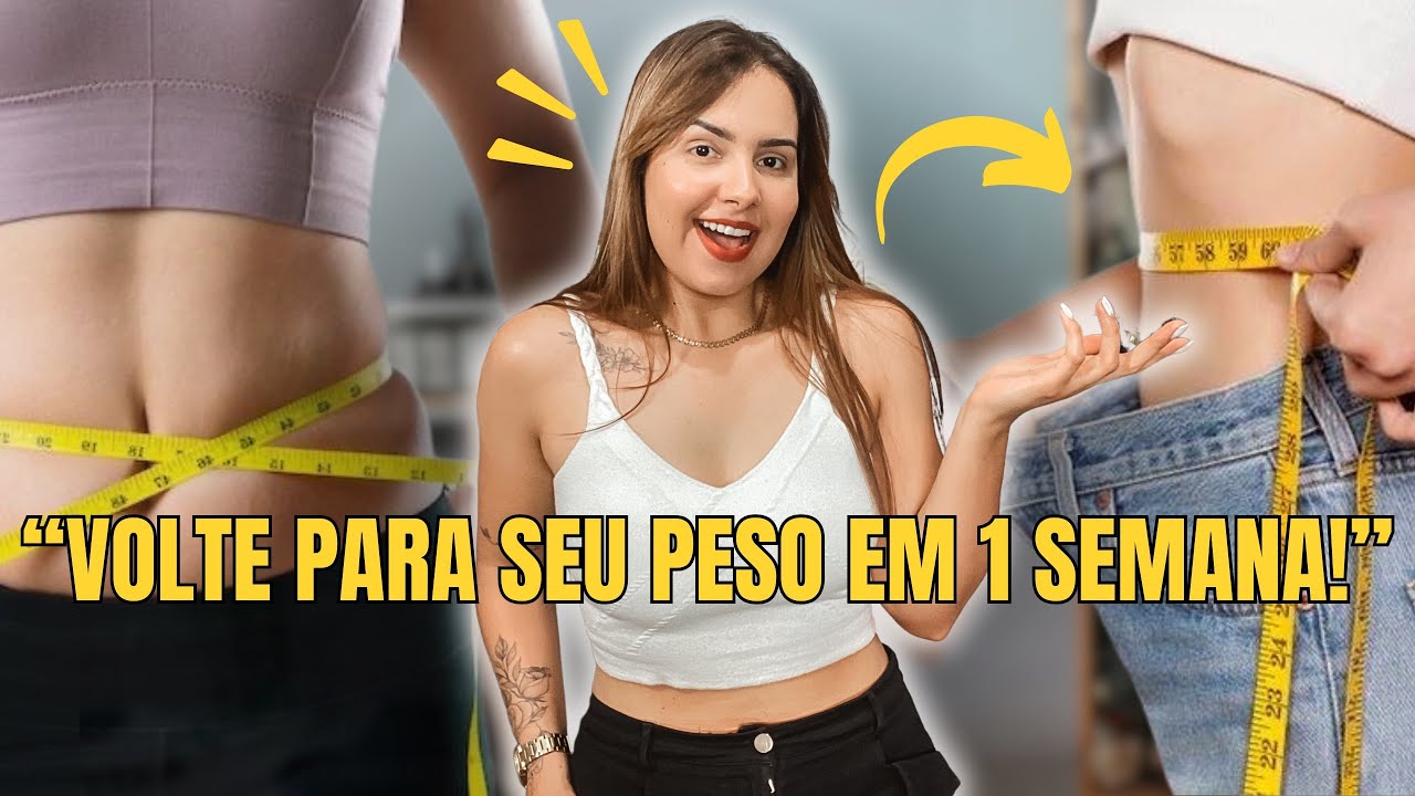 PASSO A PASSO para RECUPERAR o PESO pós final de ano!