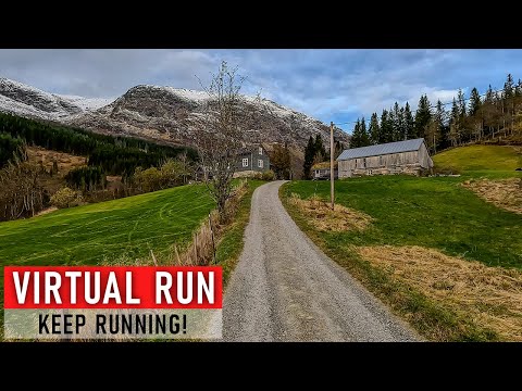 Virtual Run | Trailrunning In Norway. Nature Scenery, Virtual Running Videos for Treadmill