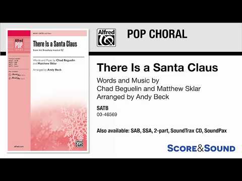 There Is a Santa Claus, arr. Andy Beck – Score & Sound
