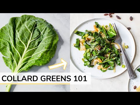 COLLARD GREENS 101 + RECIPE | how to cook collard greens