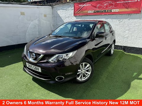 2015 NISSAN QASHQAI SUV 1.2 DIG-T Acenta at D W Car Sales Ltd