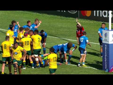 U20 Highlights: Australia score six tries v Italy
