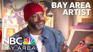Bay Area artist aims to send a special message with his paintings
